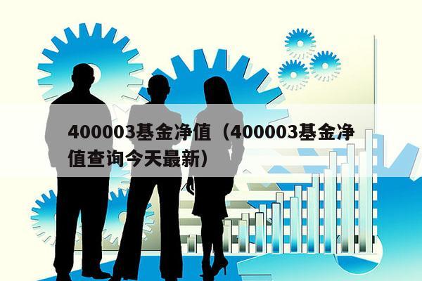 400003基金净值（400003基金净值查询今天最新）