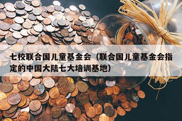 七校联合国儿童基金会（联合国儿童基金会指定的中国大陆七大培训基地）