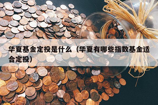 华夏基金定投是什么（华夏有哪些指数基金适合定投）