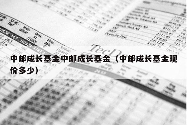 中邮成长基金中邮成长基金（中邮成长基金现价多少）