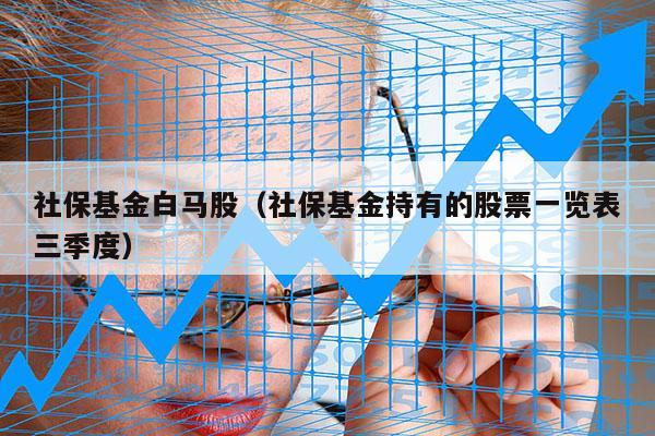 社保基金白马股（社保基金持有的股票一览表三季度）
