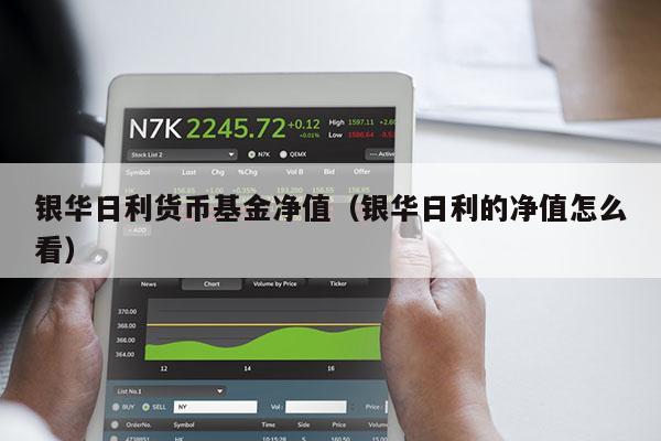 银华日利货币基金净值（银华日利的净值怎么看）