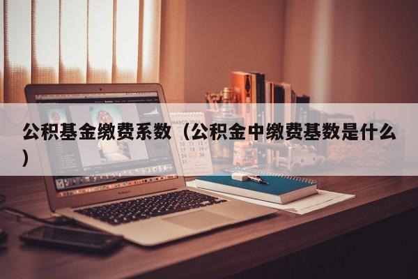 公积基金缴费系数（公积金中缴费基数是什么）