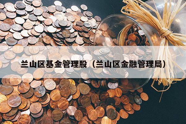 兰山区基金管理股（兰山区金融管理局）