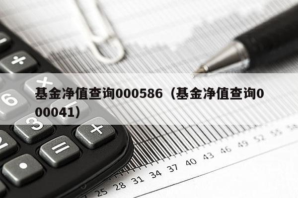 基金净值查询000586（基金净值查询000041）