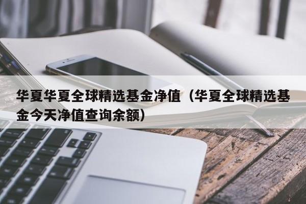 华夏华夏全球精选基金净值（华夏全球精选基金今天净值查询余额）