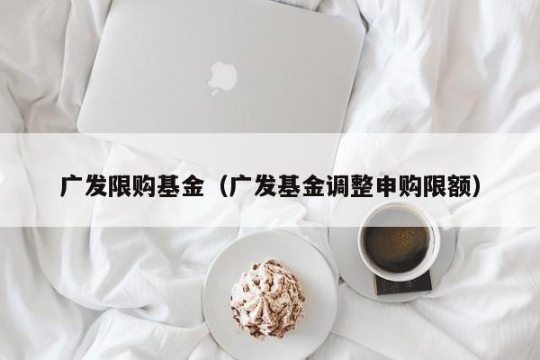 广发限购基金（广发基金调整申购限额）