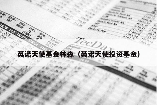 英诺天使基金林森（英诺天使投资基金）