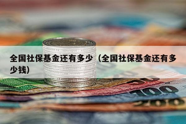 全国社保基金还有多少（全国社保基金还有多少钱）