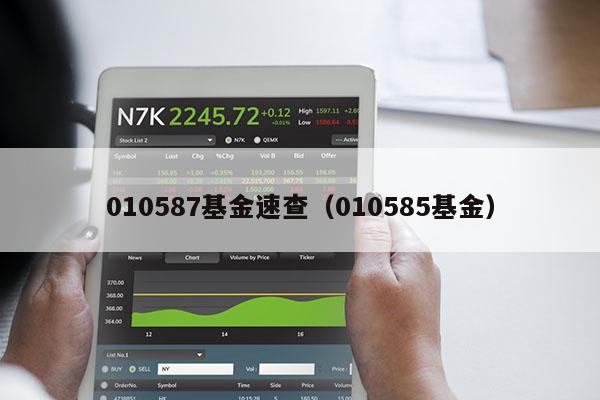 010587基金速查（010585基金）