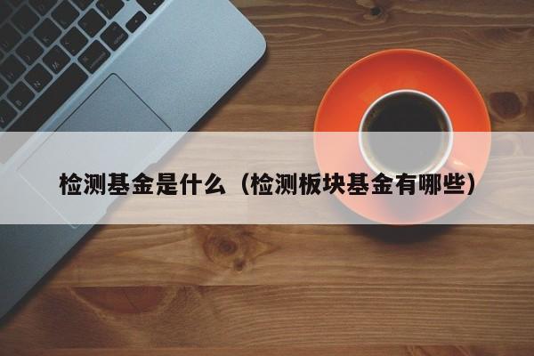 检测基金是什么（检测板块基金有哪些）