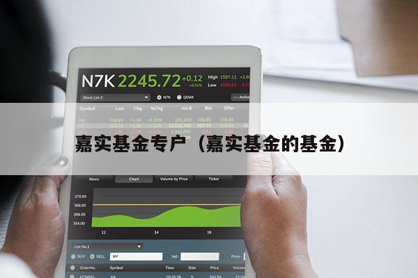 嘉实基金专户（嘉实基金的基金）