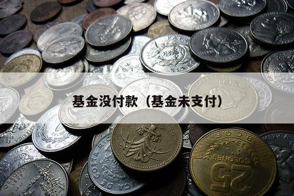 基金没付款（基金未支付）