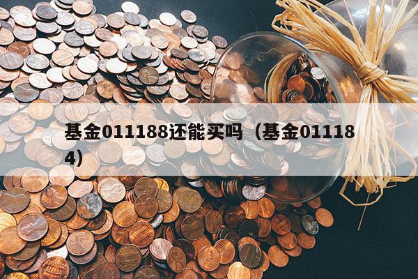 基金011188还能买吗（基金011184）