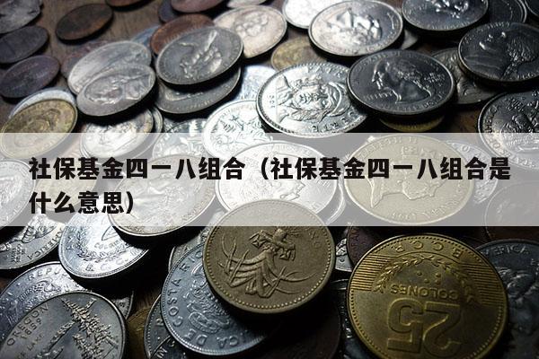 社保基金四一八组合（社保基金四一八组合是什么意思）