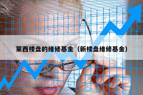 莱西楼盘的维修基金（新楼盘维修基金）