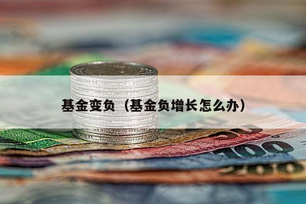 基金变负（基金负增长怎么办）