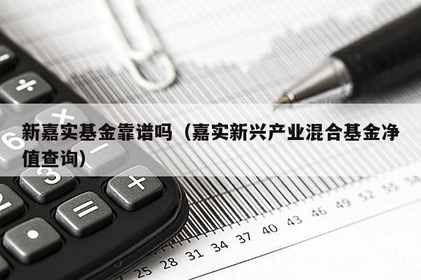新嘉实基金靠谱吗（嘉实新兴产业混合基金净值查询）