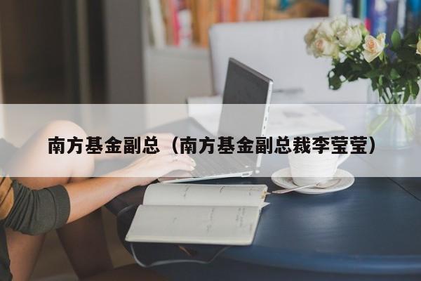 南方基金副总（南方基金副总裁李莹莹）