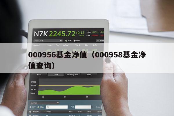 000956基金净值（000958基金净值查询）