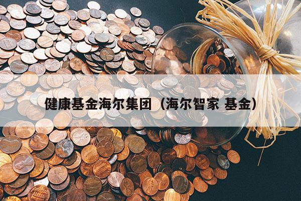 健康基金海尔集团（海尔智家 基金）