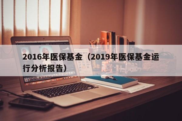 2016年医保基金（2019年医保基金运行分析报告）