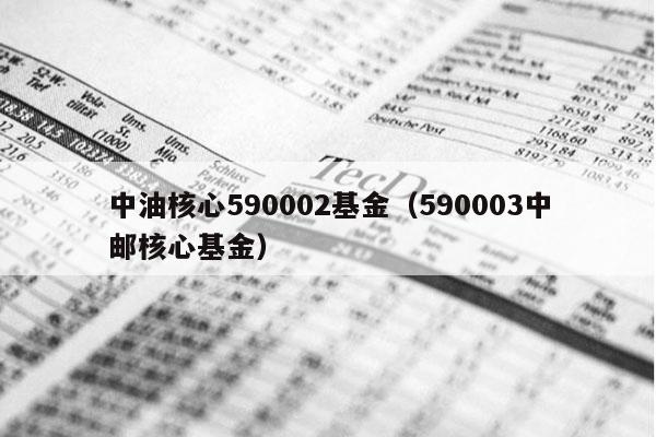 中油核心590002基金（590003中邮核心基金）