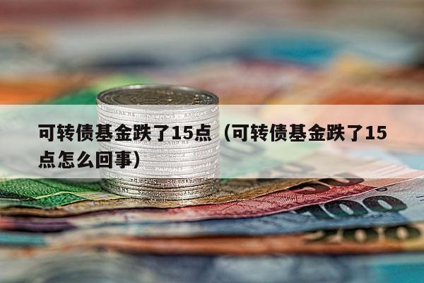 可转债基金跌了15点（可转债基金跌了15点怎么回事）