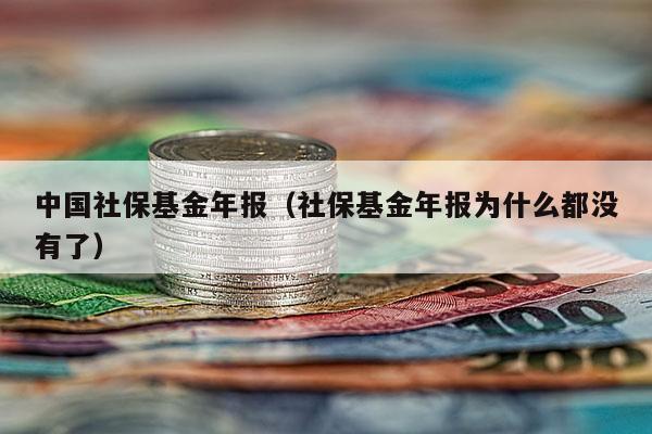 中国社保基金年报（社保基金年报为什么都没有了）