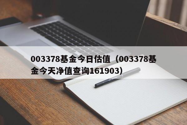 003378基金今日估值（003378基金今天净值查询161903）