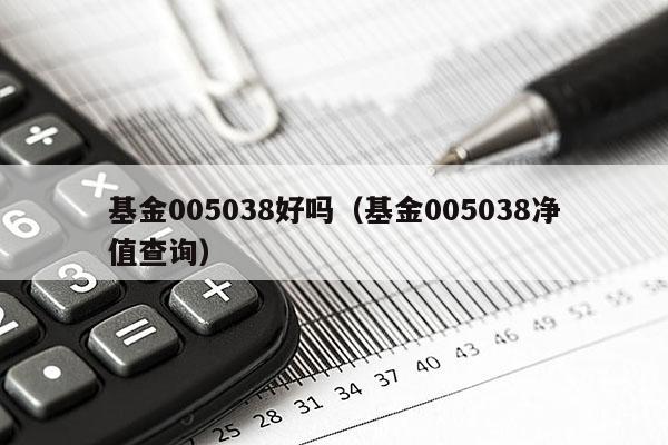 基金005038好吗（基金005038净值查询）