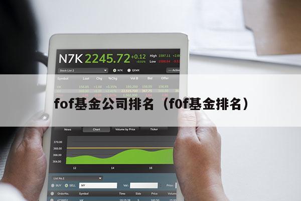 fof基金公司排名（f0f基金排名）