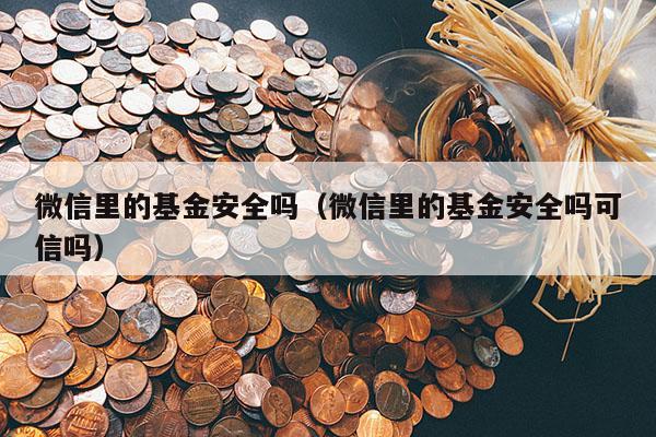 微信里的基金安全吗（微信里的基金安全吗可信吗）