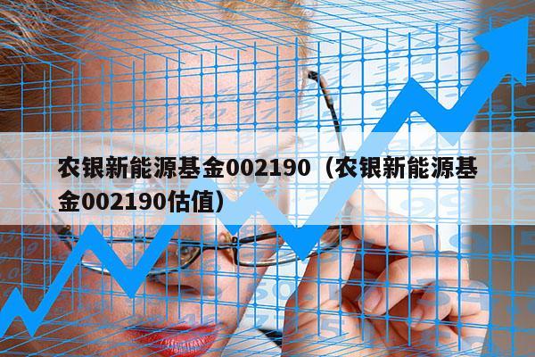 农银新能源基金002190（农银新能源基金002190估值）