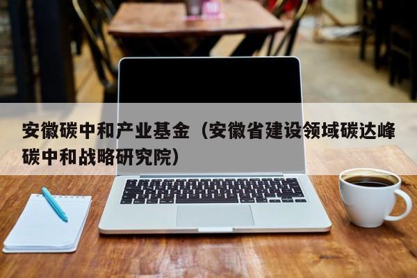 安徽碳中和产业基金（安徽省建设领域碳达峰碳中和战略研究院）