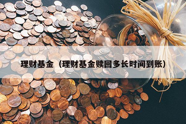 理财基金（理财基金赎回多长时间到账）