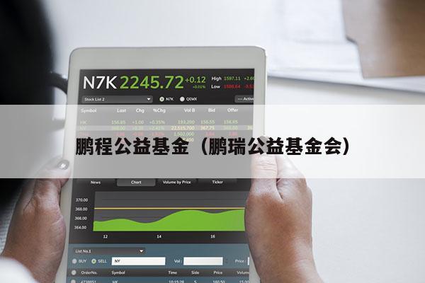 鹏程公益基金（鹏瑞公益基金会）