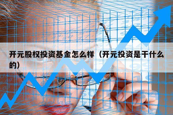 开元股权投资基金怎么样（开元投资是干什么的）
