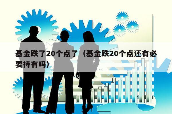 基金跌了20个点了（基金跌20个点还有必要持有吗）