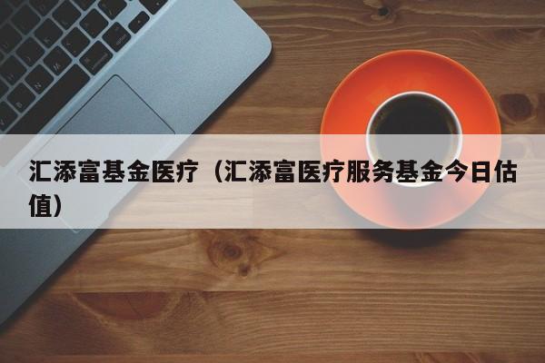 汇添富基金医疗（汇添富医疗服务基金今日估值）
