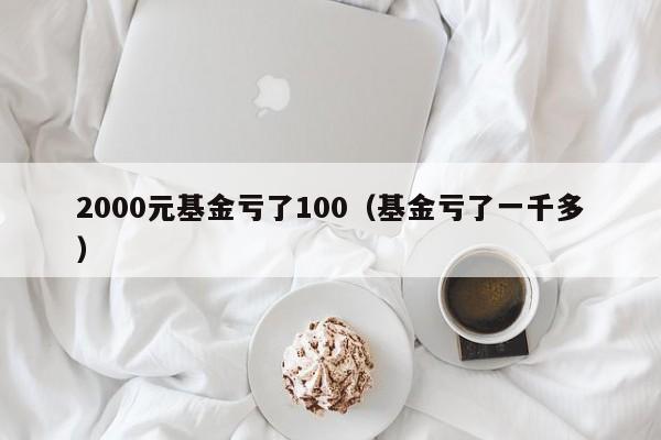 2000元基金亏了100（基金亏了一千多）