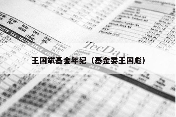 王国斌基金年纪（基金委王国彪）