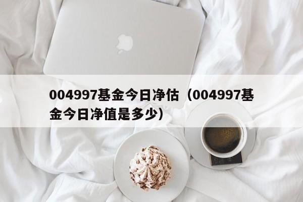 004997基金今日净估（004997基金今日净值是多少）
