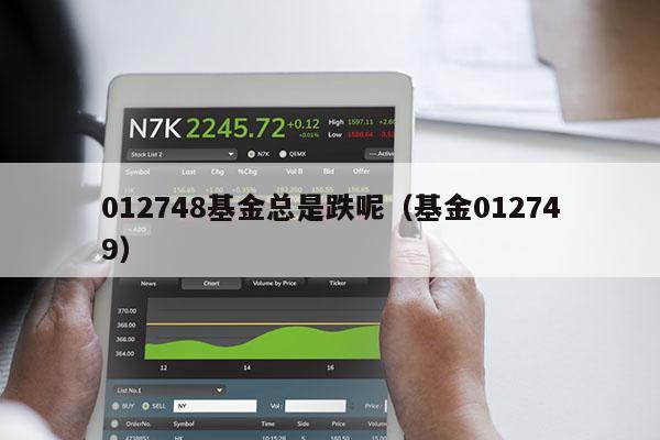 012748基金总是跌呢（基金012749）